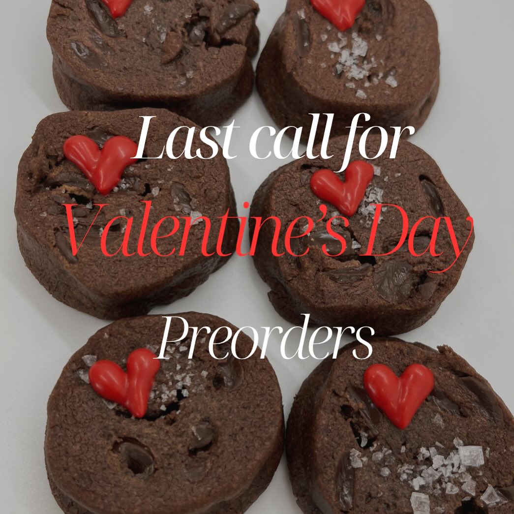 Don’t miss out on celebrating love and pastries this weekend! Our online menu is open just a little longer, for pickup on February 14th through 16th. ❤️🥐